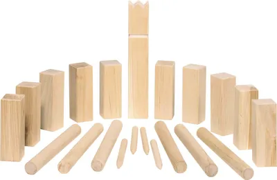 Obrázok produktu pre Wikingerspiel Kubb, kleine Größe, im Baumwollbeutel