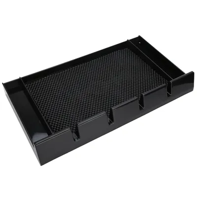 Imagen del producto de Cortapelos eléctrico, caja de almacenamiento, tijeras, peine, soporte para exhibición, base antideslizante, herramienta de peluquería