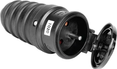 Obrázek produktu pro Mobilní gumová zásuvka IP44 16A 250V D.3157