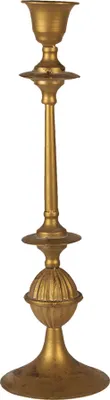 Produktbild von Clayre & Eef Kerzenständer Ø 15x53 cm Goldfarbig Eisen