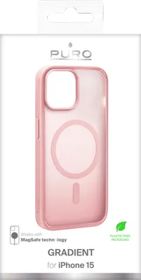 Produktbild von PURO PUIPC1561GRADIENTLGR Handy-Schutzhülle 15,5 cm (6.1") Cover Pink