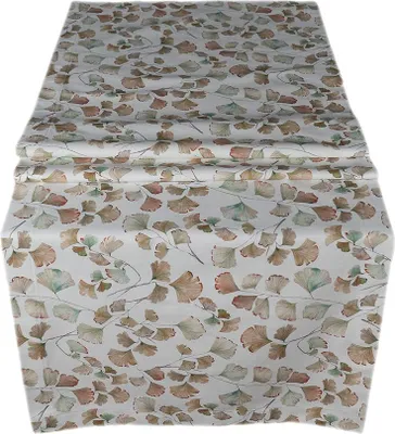Produktbild von Tischdecke Tischläufer Druck Ginko Frühling 50 x 150 cm