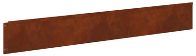 Obrázok produktu pre vidaXL Ohraničenie trávnika, 10 ks, 100 x 15 cm, oceľ, hrdzavá