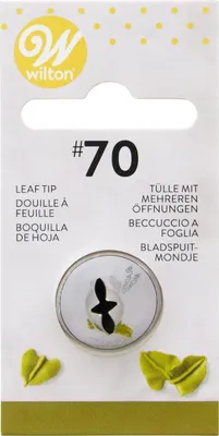Image de Douille de décoration Wilton n° 070 Feuille sur carte