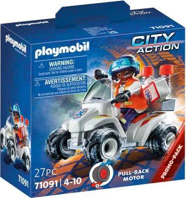 Produktbild von PLAYMOBIL City Action Rettungs- Speed Quad 71091