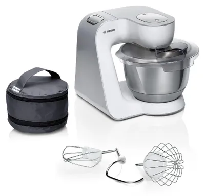 Produktbild von Bosch Serie 4 MUM58200, 3,9 l, Weiß, 1,1 m, 2,7 l, 800 g, Edelstahl