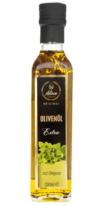 Produktbild von Natives Olivenöl extra mit Oregano 250ml