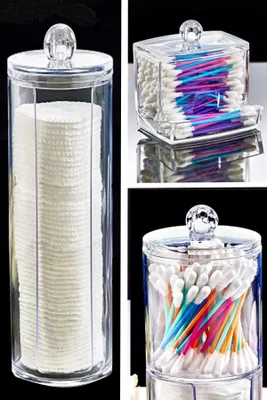 Produktbild von Hermia Concept, FT - 011, Make-up-Organizer, 100 %.Polyacryl, Transparent, 9 x 9 x 6 cm