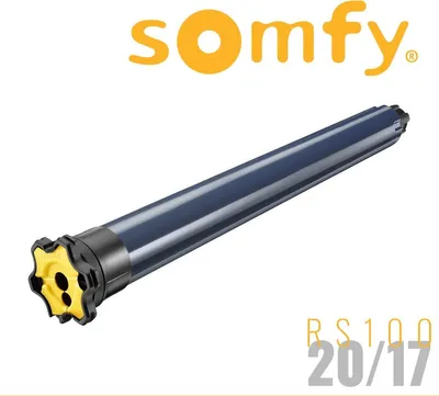 Immagine prodotto di Somfy S&SO RS100 iO 20/17 Motore elettronico per tapparelle radio SMART drive VVF 3m