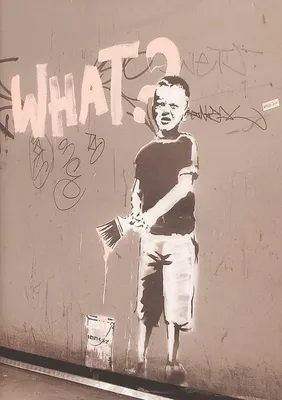 Obrázok produktu pre Banksy - "What" - Plagát - 42x59,4 cm