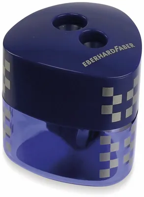 Produktbild von Eberhard Faber 585196 - Doppelspitzdose Winner auf Blisterkarte, blau, 1 Stück