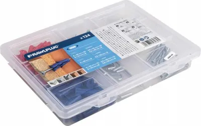 Obrázek produktu pro Univerzální Kolík Univerzální Kolíky Sada Kolíků S Háky 124 Kusů