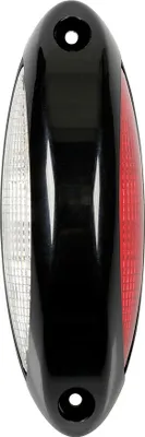 Image de Éclairage supplémentaire avec 4 LED et blanc/rouge 9/32V - Cadre noir