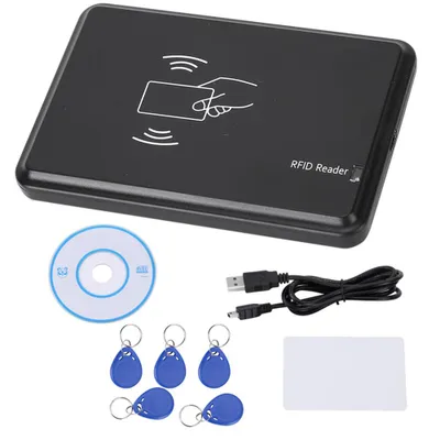 Obrázok produktu pre čítačka, zapisovač a kopírka kariet RFID s frekvenciou 125 kHz USB s 5 kľúčenkami