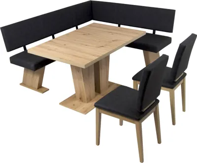 Eckbank Eckbankgruppe Essgruppe VERONA 181 x 150 cm Artisan Eiche