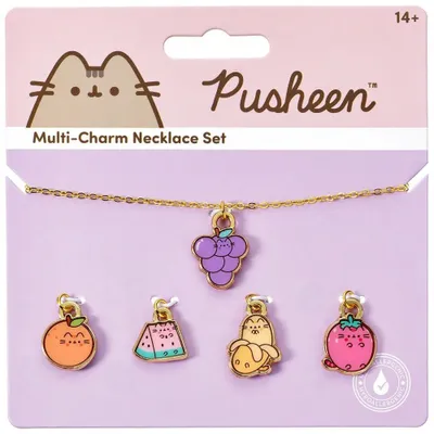 Image de Collier Pusheen Fruits avec pendentifs