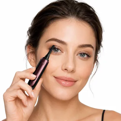 Produktbild von Beheizte Wimpernzange mit LED Anzeige, elektrische Wimpernformer mit 4 Temperaturstufen 55-85°C, USB Type-C Ladefunktion für natürliche Wimpern