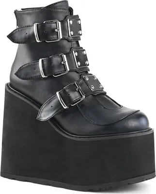 Produktbild von SWING-105 Damen Booties von DemoniaCult, Schwarz  , EU 36, US 6