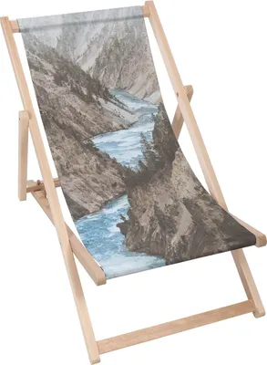 Produktbild von Dreamroots Liegestuhl klappbar Holz, Buchenholz bis zu 130 kg, Sonnenliege klappbar mit 3-stufiger Neigungsregulierung der Rückenlehne, Canyon