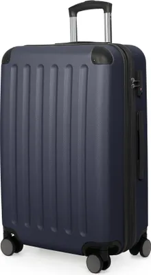 Immagine prodotto di HAUPTSTADTKOFFER Spree - Trolley 65 cm con espansione, valigia rigida, valigia da stiva 20 kg  4 ruote, valigia rigida TSA, 74 L, blu scuro