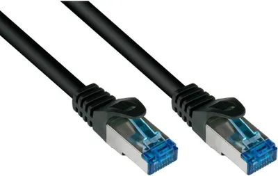 Immagine prodotto di Cavo patch Cat.6A S/FTP, 25 m, nero, LSZH, flessibile, RJ45