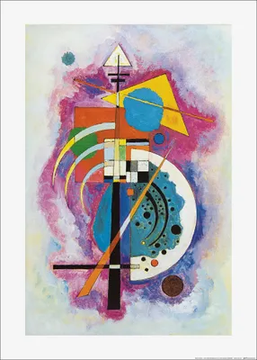 Obrázek produktu pro Wassily Kandinsky Art Print Picture - Hommage To Grohmann (70 x 50 cm)