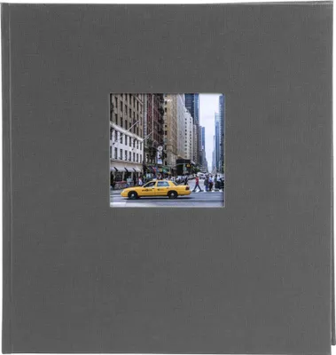 Produktbild von Goldbuch Bella Vista grau 30x31 100 weiße Seiten 31725