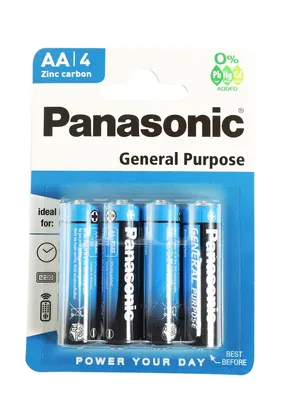 Produktbild von Panasonic AA General Purpose 1,5V Batterie 4er Blister