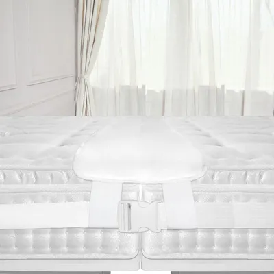 Produktbild von Matratzenbrücke 200x20 cm, Matratzenkeil mit doppelten Fixiergurten, extra breit und stabil für Familien und Paare als Lückenfüller im Doppelbett