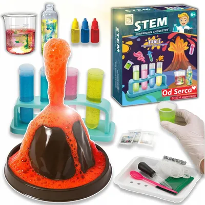 Image de Petit Chimiste Théorème 14 Expériences Scientifiques Éruption Volcanique Xxl