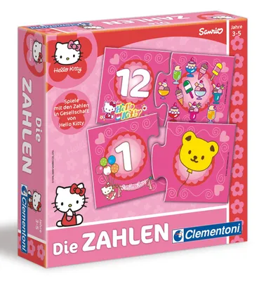 Produktbild von Clementoni 69805 - Hello Kitty - Die Zahlen