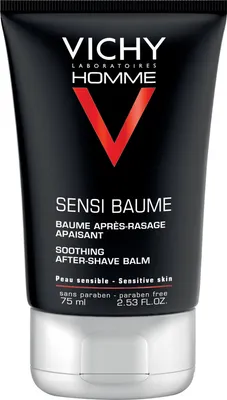 Image de Vichy Homme Sensi Baume après-rasage pour peaux sensibles 75ml - Longue durée !