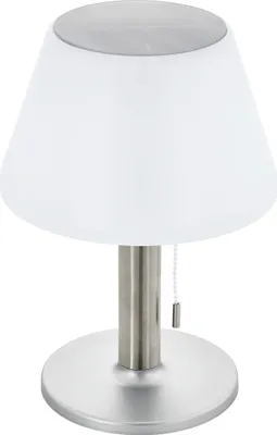 Produktbild von EGLO Solarleuchte Z_solar   silber Kunststoff weiss 10X0,2W H:29 Ø 20 cm
