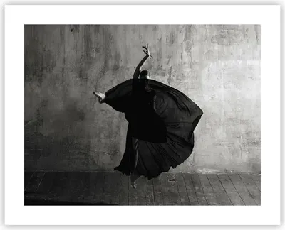 Produktbild von Poster - Poster ohne Rahmen - Tanz Schwarz Kleid - 50x40 cm - Wand Bild - Wanddeko - Wandbilder - Kunstposter - Wandposter - Bilder - Kunstdruck - Wanddekoration - Wandbild - P2XAA50x40-4536