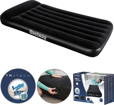 Zdjęcie produktu dla Bestway 67556, Pojedynczy materac, Wbudowana pompa powietrza