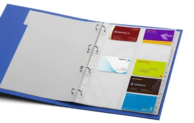 Obrázok produktu pre DURABLE Visitenkartenhüllen A4 f2384/2388 transp 10 Stück