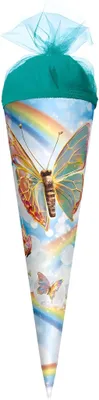 Produktbild von Roth Motiv-Schultüte, Rainbow Butterfly, 22 cm