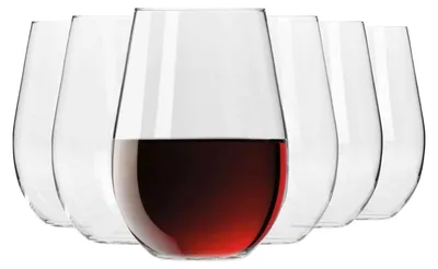 Weinglas-Set ohne Stiel, 6er-Pack, 670 ml, Harmony