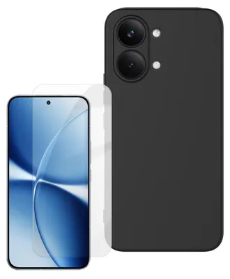Image de Coque de téléphone + verre de protection 9H pour Xiaomi Poco X8 Pro Max - Kit TPU noir