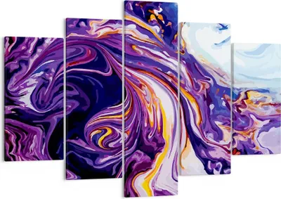 Produktbild von Bild auf Leinwand - Leinwandbild - Abstraktion modern - 150x100cm - Wand Bild - Wanddeko - Leinwanddruck - Bilder - Kunstdruck - Wanddekoration - Leinwand bilder - Wandkunst - EA150x100-4084