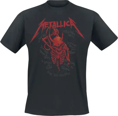 Produktbild von Metallica T-Shirt Herren Skull Screaming Red 72 Seasons schwarz L