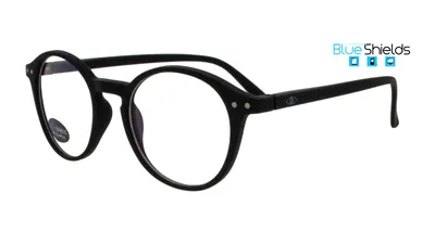 Produktbild von BlueShields von Noci Eyewear YFB214 +2.50 Ilja – Bildschirmbrille – Lesebrille – Blaulichtfilterlinse – Schwarz