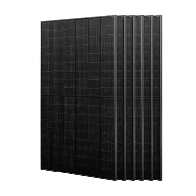 Produktbild von Solarmodul 455W Bifazial Glas-Glas Photovoltaik full black Solar panel 6 pcs