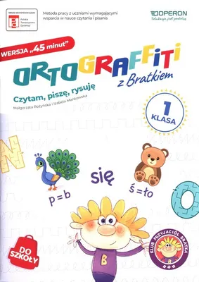 Immagine prodotto di Ortograffiti z Bratkiem Klasa 1 Czytam, piszę, rysuję - Małgorzata Rożyńska, Izabela Mańkowska (Bildungshilfen auf Polnisch)