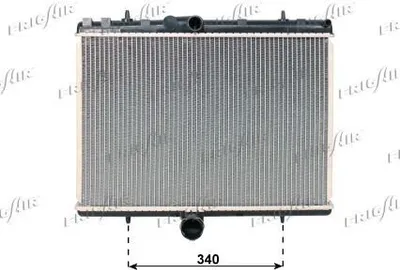 Produktbild von FRIGAIR 0104.3167 Kühler Wasserkühler Motorkühler für FIAT Scudo (270, 272) Scudo Kastenwagen (270, 272) Scudo Pritsche / Fahrgestell (270, 272)