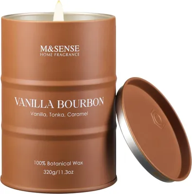 Obrázok produktu pre Geurkaars vanille-Bourbon, 320 g, sójový vosk