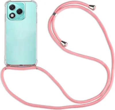 Produktbild von Handykette für Honor 400 Lite Handyhülle mit Band Hülle Kordel Bumper in Rosa