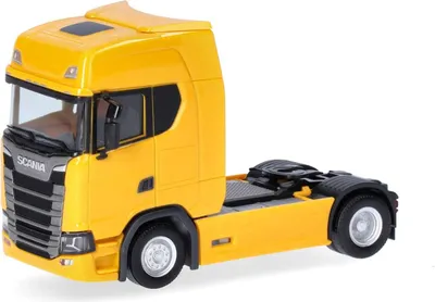 Produktbild von Herpa LKW Scania CS 20 Topl/Aerop. SZM gelb 306768