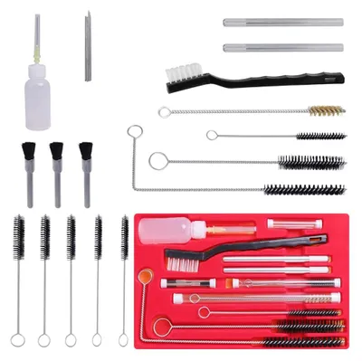 Reinigungsbürsten-Set, 22-teilig, für Spritzpistolen & Airbrush