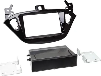 Image de Adaptateur de façade 2-DIN pour avec vide poche Opel Adam / Corsa (E)